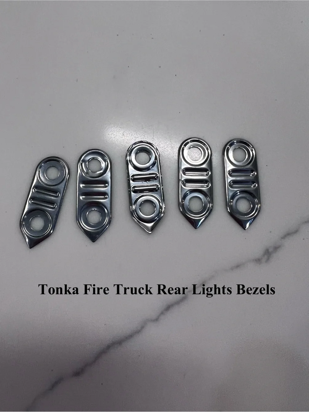 Vintage Tonka Fire Truck Rear Lights Bezels Only 5 Replacement Custom Parts